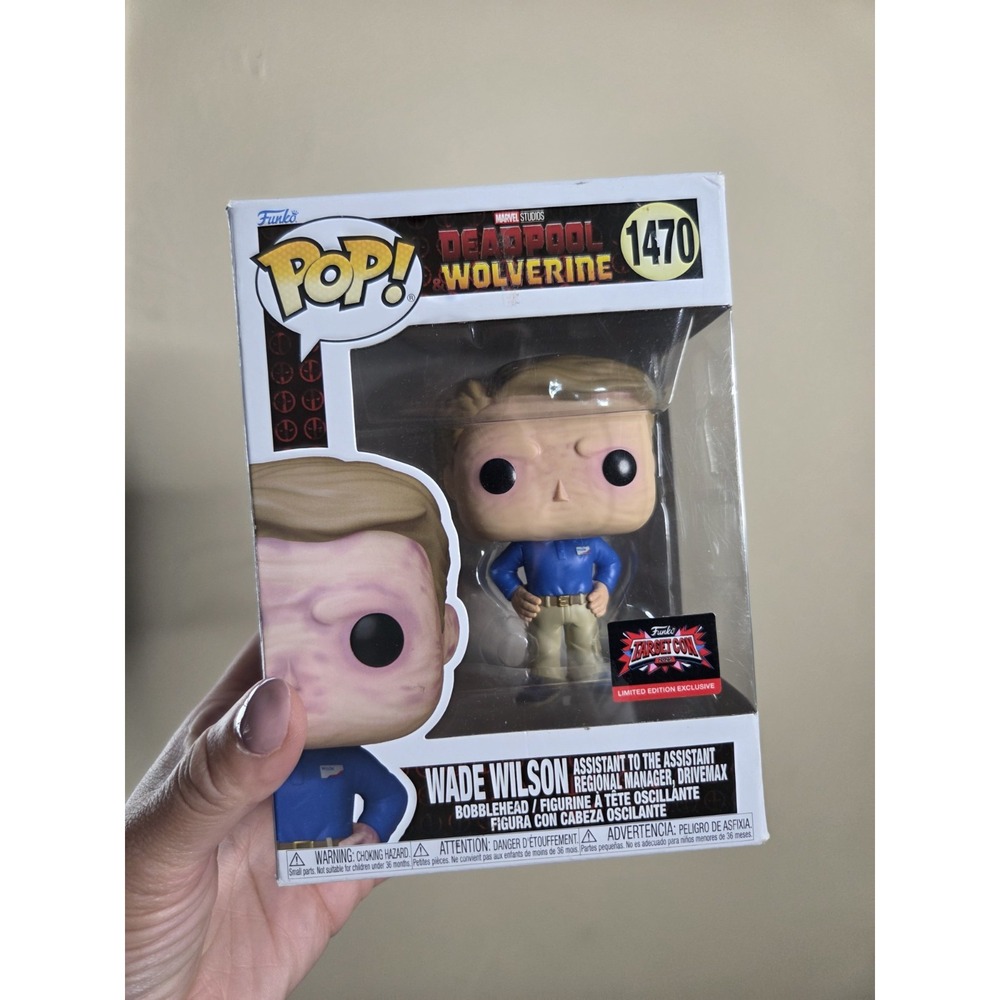 Funko Pop Deadpool Wolverine Wade Wilson Assistant 1470 Target Con 2025